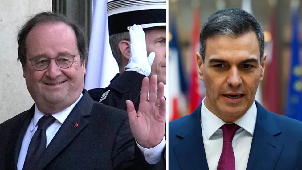 Francois Hollande - pedro sanchez